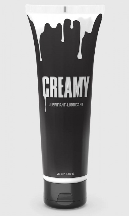 Смазка на водной основе Creamy с консистенцией спермы - 250 мл. - Strap-on-me - купить с доставкой в Братске