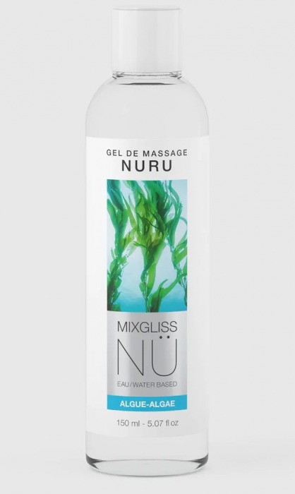 Массажный гель на водной основе Mixgliss NU Algae - 150 мл. - Mixgliss - купить с доставкой в Братске