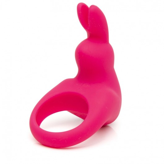 Розовое эрекционное виброкольцо Happy Rabbit Rechargeable Rabbit Cock Ring - Happy Rabbit - в Братске купить с доставкой