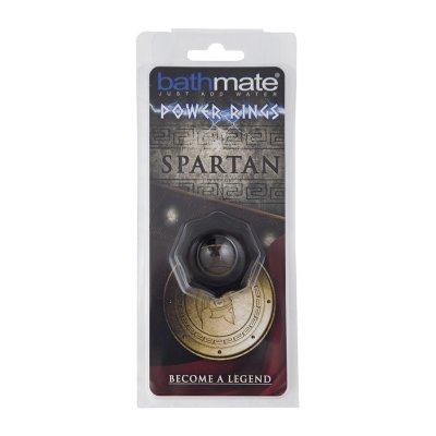 Чёрное эрекционное кольцо Spartan - Bathmate - в Братске купить с доставкой