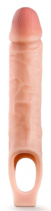 Телесная насадка на пенис 10 Inch Cock Sheath Extender - 25 см. - Blush Novelties - в Братске купить с доставкой