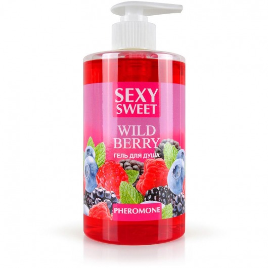 Гель для душа Sexy Sweet Wild Berry с ароматом лесных ягод и феромонами - 430 мл. -  - Магазин феромонов в Братске