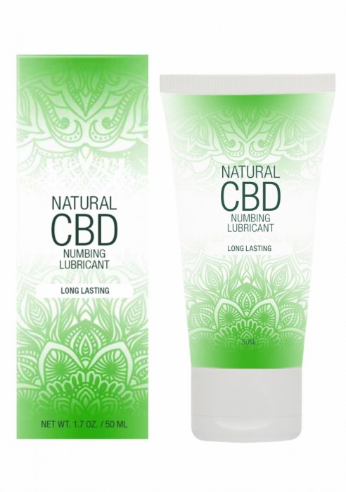 Лубрикант с пролонгирующим эффектом Natural CBD Numbing Lubricant - 50 мл. - Shots Media BV - купить с доставкой в Братске