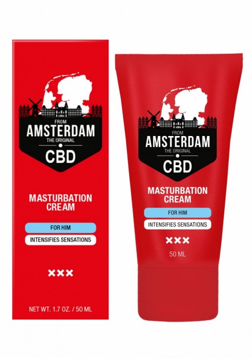 Крем для мастурбации для мужчин CBD from Amsterdam Masturbation Cream For Him - 50 мл. - Shots Media BV - купить с доставкой в Братске