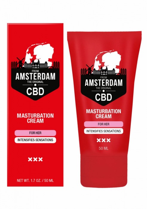 Крем для мастурбации для женщин CBD from Amsterdam Masturbation Cream For Her - 50 мл. - Shots Media BV - купить с доставкой в Братске