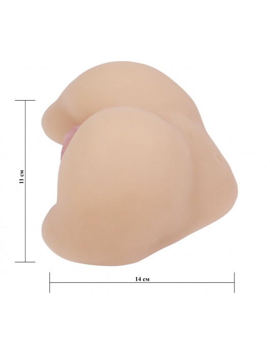 Вибровагина из киберкожи с выносным пультом - LOVETOY (А-Полимер) - в Братске купить с доставкой