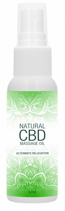 Массажное масло Natural CBD Massage Oil - 50 мл. - Shots Media BV - купить с доставкой в Братске