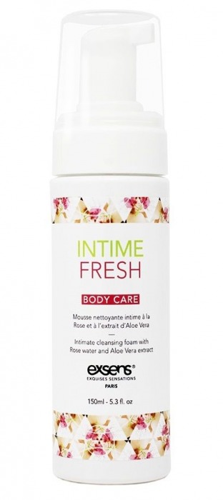 Органическая интимная очищающая пенка Intime Fresh - 150 мл. - Exsens - купить с доставкой в Братске