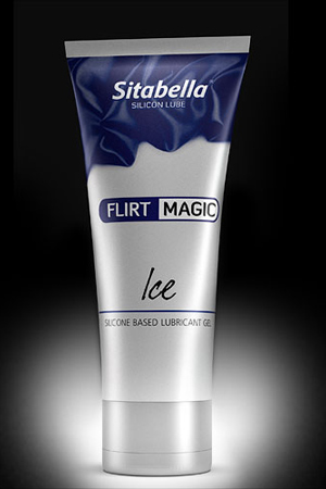 Силиконовая гель-смазка FLIRT MAGIC Ice с лёгким пролонгирующим эффектом - 75 мл. - Sitabella - купить с доставкой в Братске