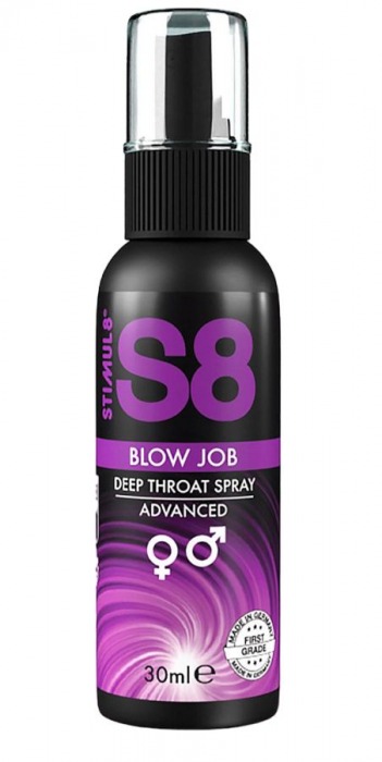 Лубрикант для орального секса S8 Deep Throat Spray - 30 мл. - Stimul8 - купить с доставкой в Братске