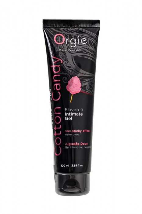 Интимный гель на водной осное Lube Tube Cotton Candy со вкусом сахарной ваты - 100 мл. - ORGIE - купить с доставкой в Братске