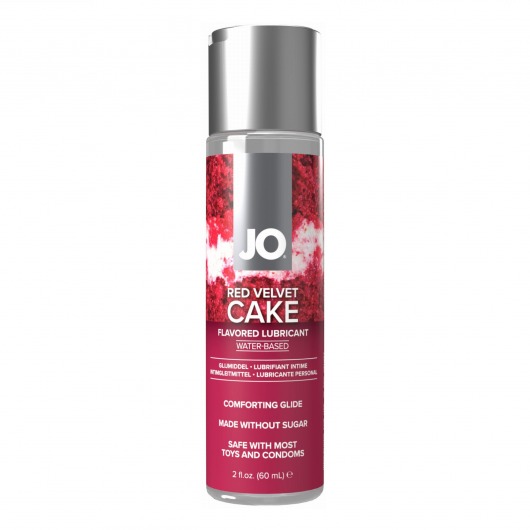 Лубрикант на водной основе JO H2O Red Velvet Cake Flavored Lubricant - 60 мл. - System JO - купить с доставкой в Братске