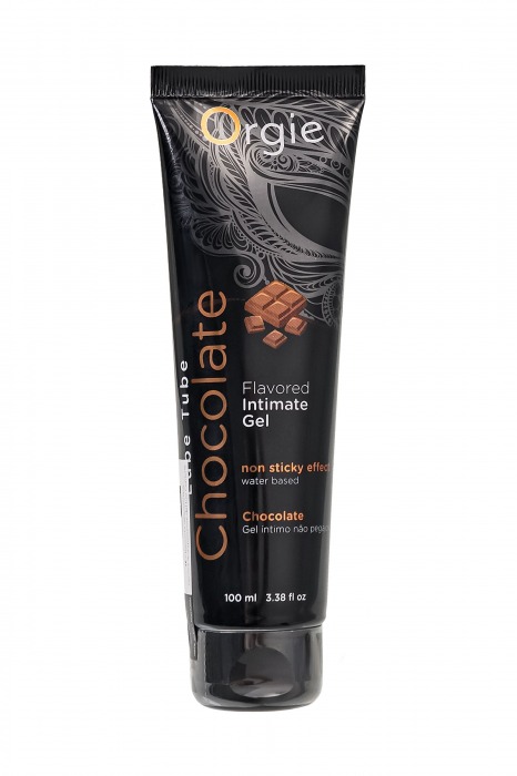 Интимный гель на водной основе Lube Tube Chocolate с шоколадным вкусом - 100 мл. - ORGIE - купить с доставкой в Братске