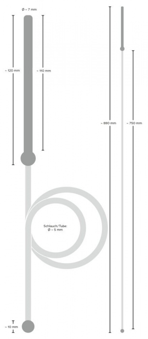 Уретральный катетер Piss To Mouth Dilator - Orion - купить с доставкой в Братске