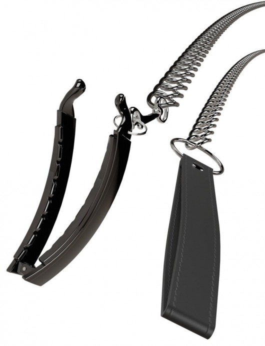 Зажим для половых губ с поводком Pussy Clamp With A Leash - Orion - купить с доставкой в Братске