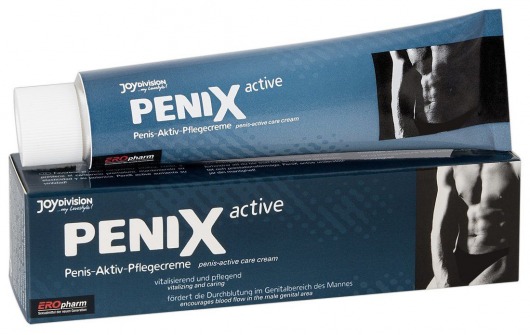 Возбуждающий крем для мужчин PeniX active - 75 мл. - Joy Division - купить с доставкой в Братске