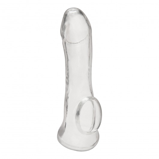 Прозрачная насадка на пенис Transparent Penis Enhancing Sleeve Extension - 15,9 см. - BlueLine - в Братске купить с доставкой