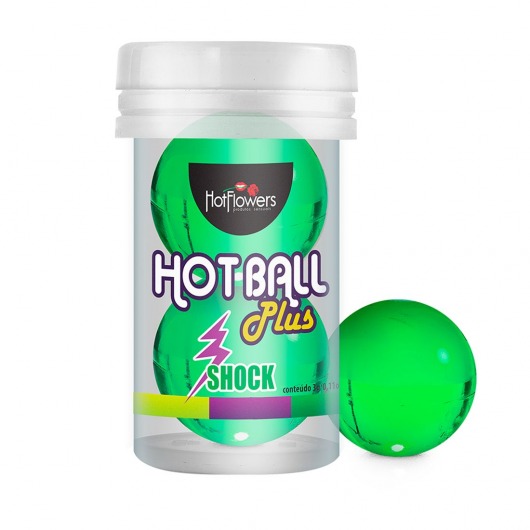 Лубрикант на силиконовой основе Hot Ball Plus с покалывающим эффектом (2 шарика по 3 гр.) - HotFlowers - купить с доставкой в Братске