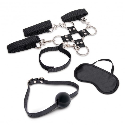 Набор для фиксации из 7 предметов Hogtie   Ball Gag Kit - Lux Fetish - купить с доставкой в Братске