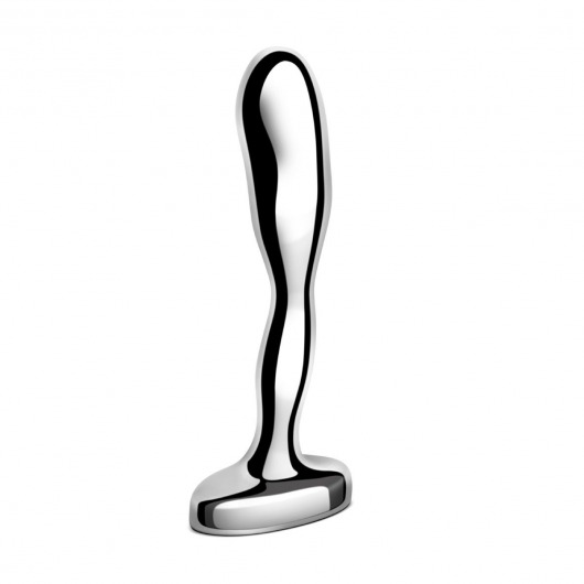 Стальной стимулятор простаты Stainless Steel Prostate Plug - 11,5 см. - b-Vibe - в Братске купить с доставкой