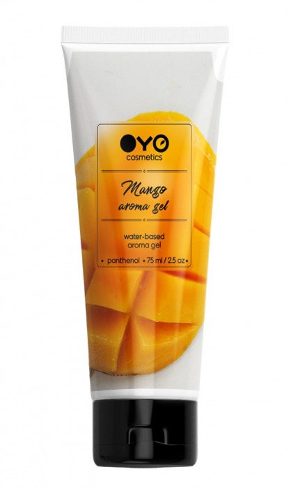 Лубрикант на водной основе OYO Aroma Gel Mango с ароматом манго - 75 мл. - OYO - купить с доставкой в Братске