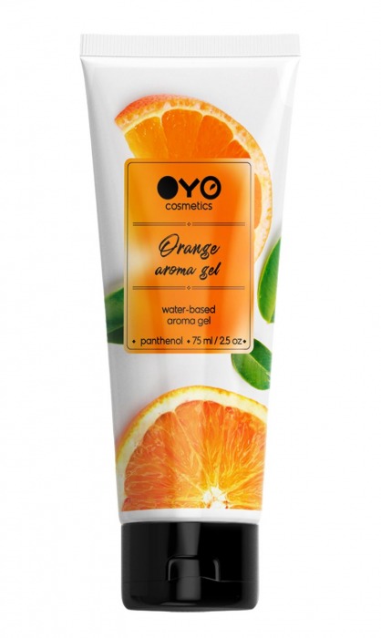 Лубрикант на водной основе OYO Aroma Gel Orange с ароматом апельсина - 75 мл. - OYO - купить с доставкой в Братске