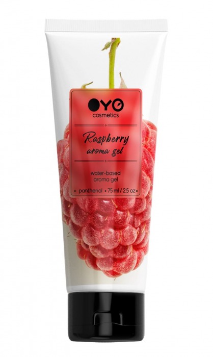 Лубрикант на водной основе OYO Aroma Gel Raspberry с ароматом малины - 75 мл. - OYO - купить с доставкой в Братске