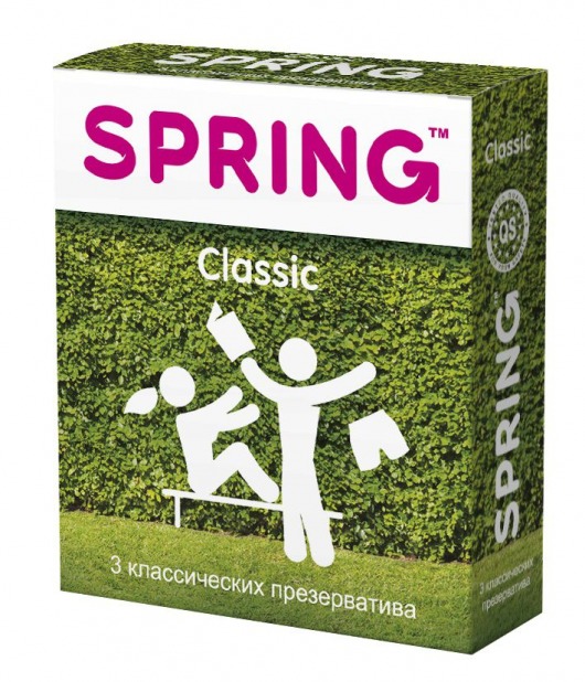 Классические презервативы SPRING CLASSIC - 3 шт. - SPRING - купить с доставкой в Братске