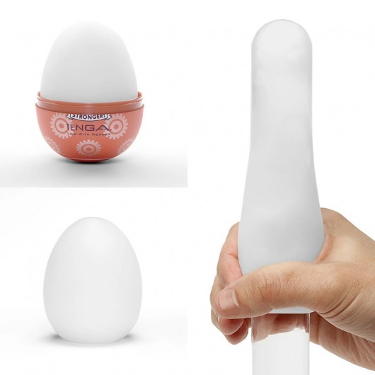 Мастурбатор-яйцо Tenga Egg Gear - Tenga - в Братске купить с доставкой