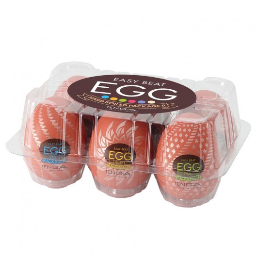 Набор из 6 мастурбаторов-яиц Tenga Egg Variety Pack V - Tenga - в Братске купить с доставкой
