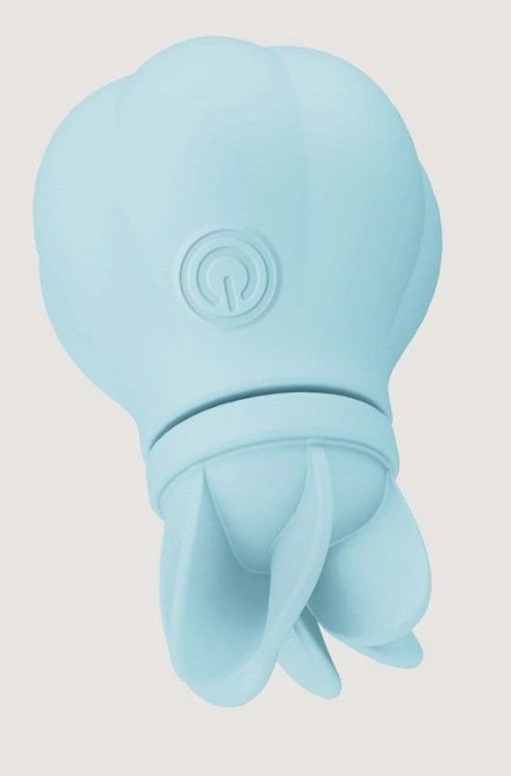 Голубой стимулятор клитора с 5 насадками Caress - Adrien Lastic в Братске Голубой стимулятор клитора с 5 насадками Caress - Adrien Lastic