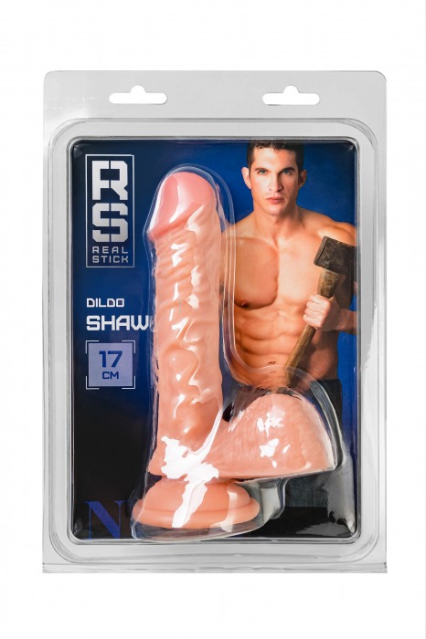 Телесный фаллоимитатор Shaw - 17 см. - ToyFa