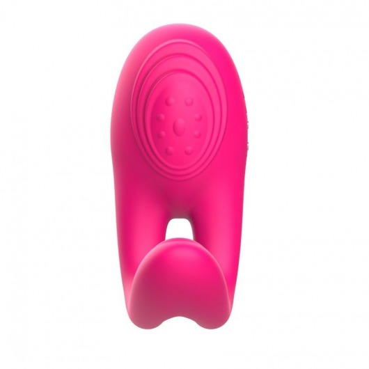 Розовое виброкольцо с пультом ДУ - I-MOON - в Братске купить с доставкой