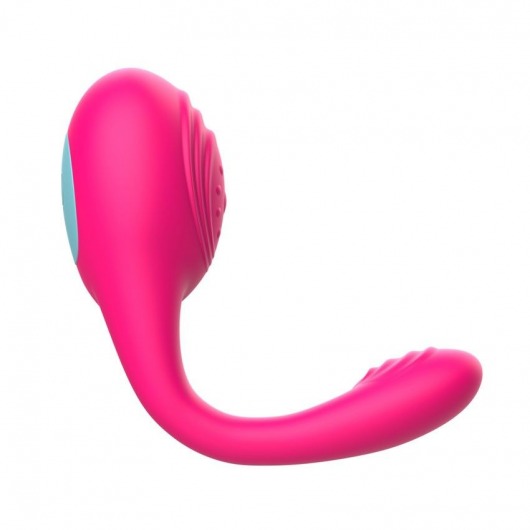 Розовое виброкольцо с пультом ДУ - I-MOON - в Братске купить с доставкой