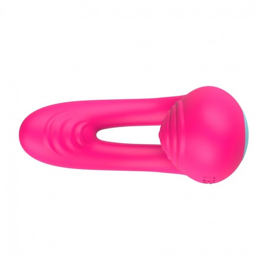 Розовое виброкольцо с пультом ДУ - I-MOON - в Братске купить с доставкой