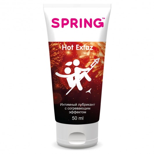 Согревающие интимный лубрикант Spring Hot Extaz - 50 мл. - SPRING - купить с доставкой в Братске