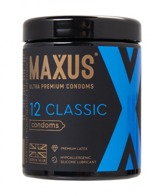 Классические презервативы MAXUS Classic - 12 шт. - Maxus - купить с доставкой в Братске