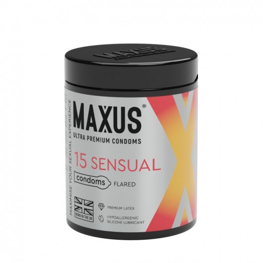 Анатомические презервативы MAXUS Sensual - 15 шт. - Maxus - купить с доставкой в Братске