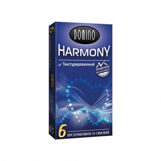 Текстурированные презервативы Domino Harmony - 6 шт. - Domino - купить с доставкой в Братске