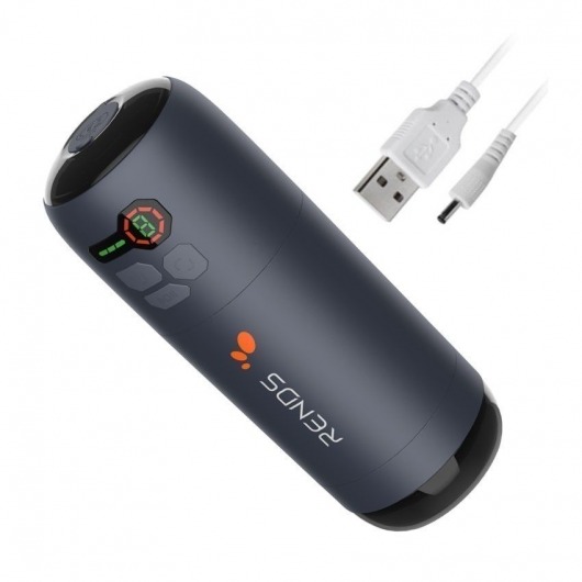 Черный вибромастурбатор Back To The Future - Rends - в Братске купить с доставкой