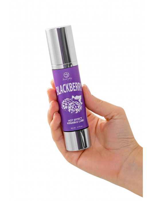 Массажное масло 2-в-1 Blackberry Hot Effect с разогревающим эффектом и вкусом ежевики - 50 мл. - Secret Play - купить с доставкой в Братске
