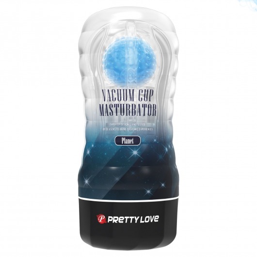 Прозрачный текстурированный мастурбатор Vacuum Cup Masturbator Planet - Baile - в Братске купить с доставкой