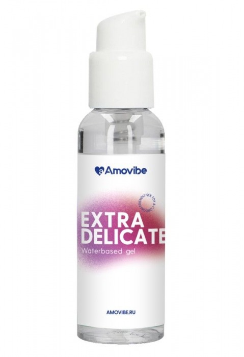 Гель на водной основе Amovibe Extra Delicate - 100 мл. - Amovibe - купить с доставкой в Братске