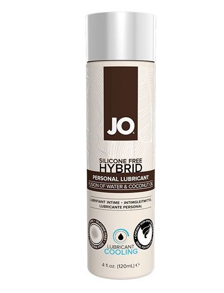 Водно-масляный лубрикант с охлаждающим эффектом JO Silicon free Hybrid Lubricant COOLING - 120 мл. - System JO - купить с доставкой в Братске