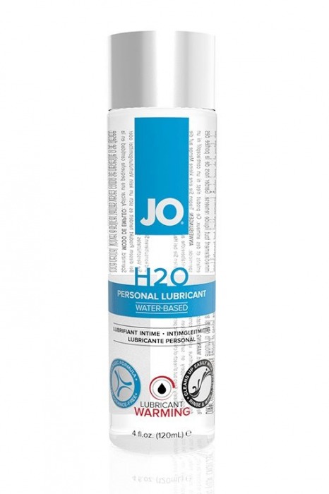 Возбуждающий лубрикант на водной основе JO Personal Lubricant H2O Warming - 120 мл. - System JO - купить с доставкой в Братске