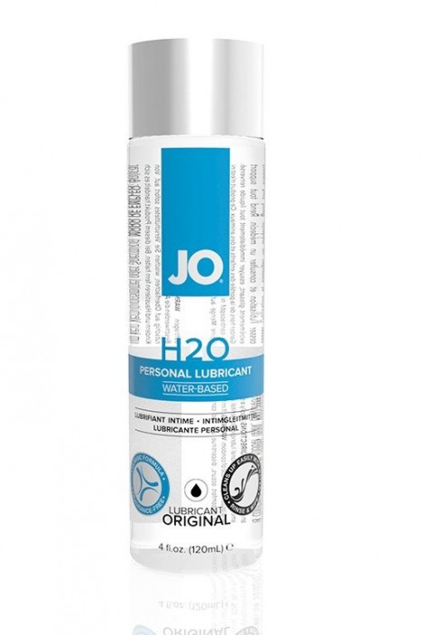 Нейтральный лубрикант на водной основе JO Personal Lubricant H2O - 120 мл. - System JO - купить с доставкой в Братске