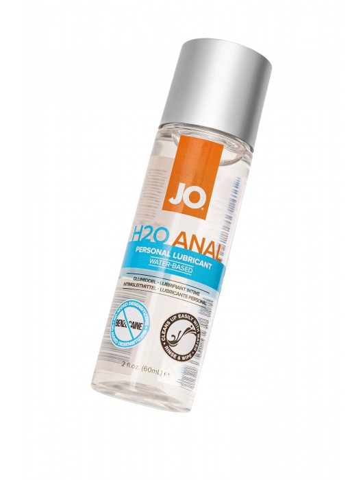 Анальный лубрикант на водной основе JO Anal H2O - 60 мл. - System JO - купить с доставкой в Братске
