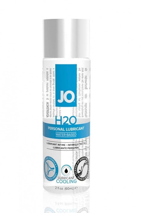 Охлаждающий лубрикант на водной основе JO Personal Lubricant H2O COOLING - 60 мл. - System JO - купить с доставкой в Братске
