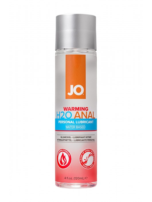 Анальный согревающий лубрикант на водной основе JO Anal H2O Warming - 120 мл. - System JO - купить с доставкой в Братске