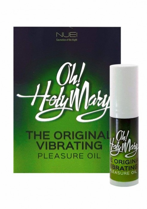 Масло унисекс с эффектом вибрации Oh! Holy Mary - 6 мл. - Nuei cosmetics - купить с доставкой в Братске